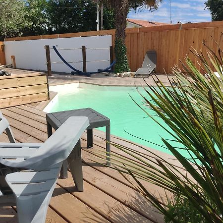 chambre indépendante avec piscine Gujan-Mestras Extérieur photo