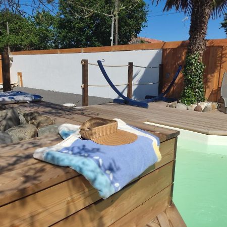chambre indépendante avec piscine Gujan-Mestras Extérieur photo