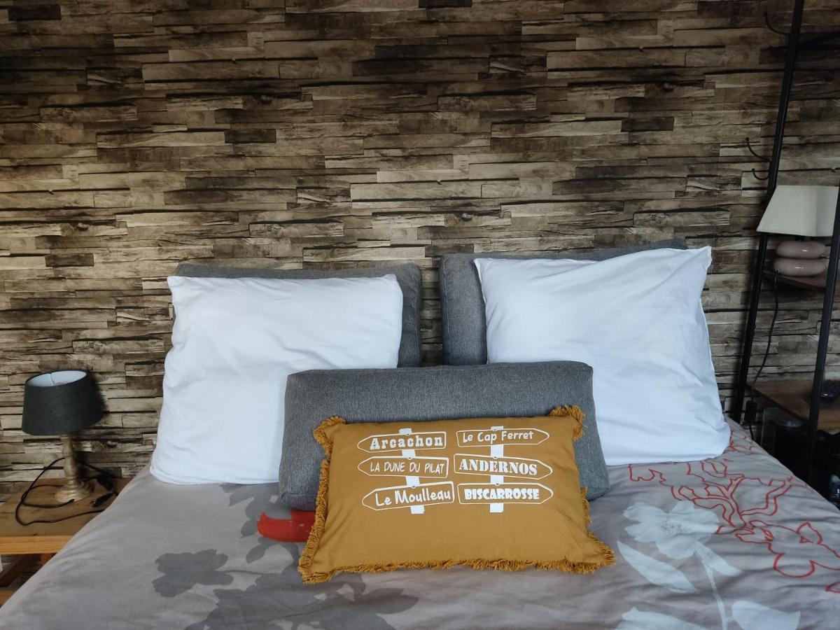 chambre indépendante avec piscine Gujan-Mestras Extérieur photo