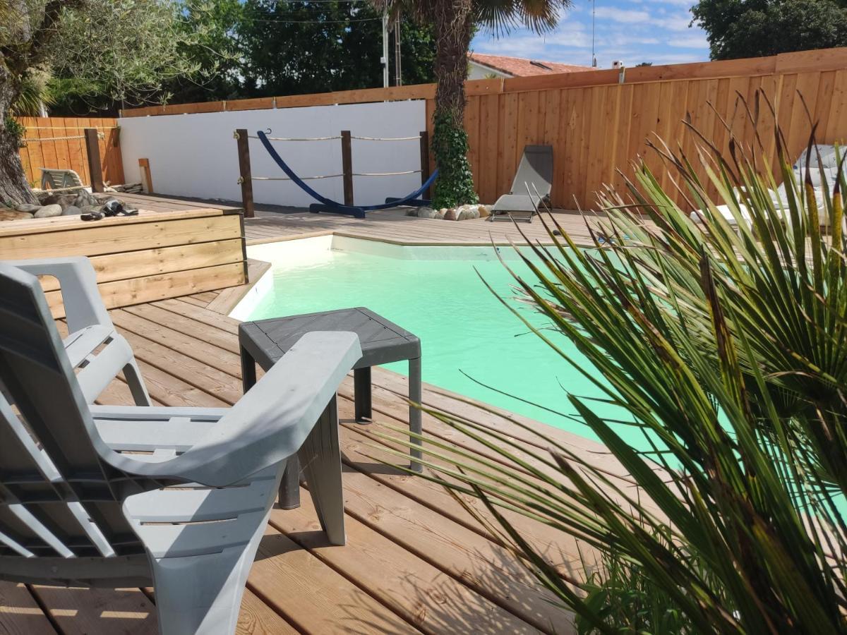 chambre indépendante avec piscine Gujan-Mestras Extérieur photo